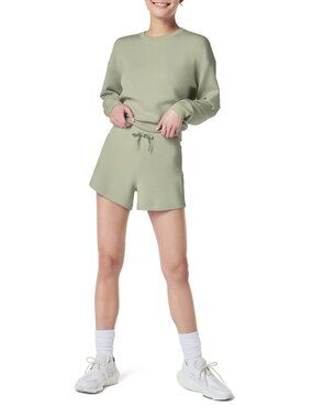 SPANX Matcha Green Airessentials 4” Shorts Size XL NEW NWT
